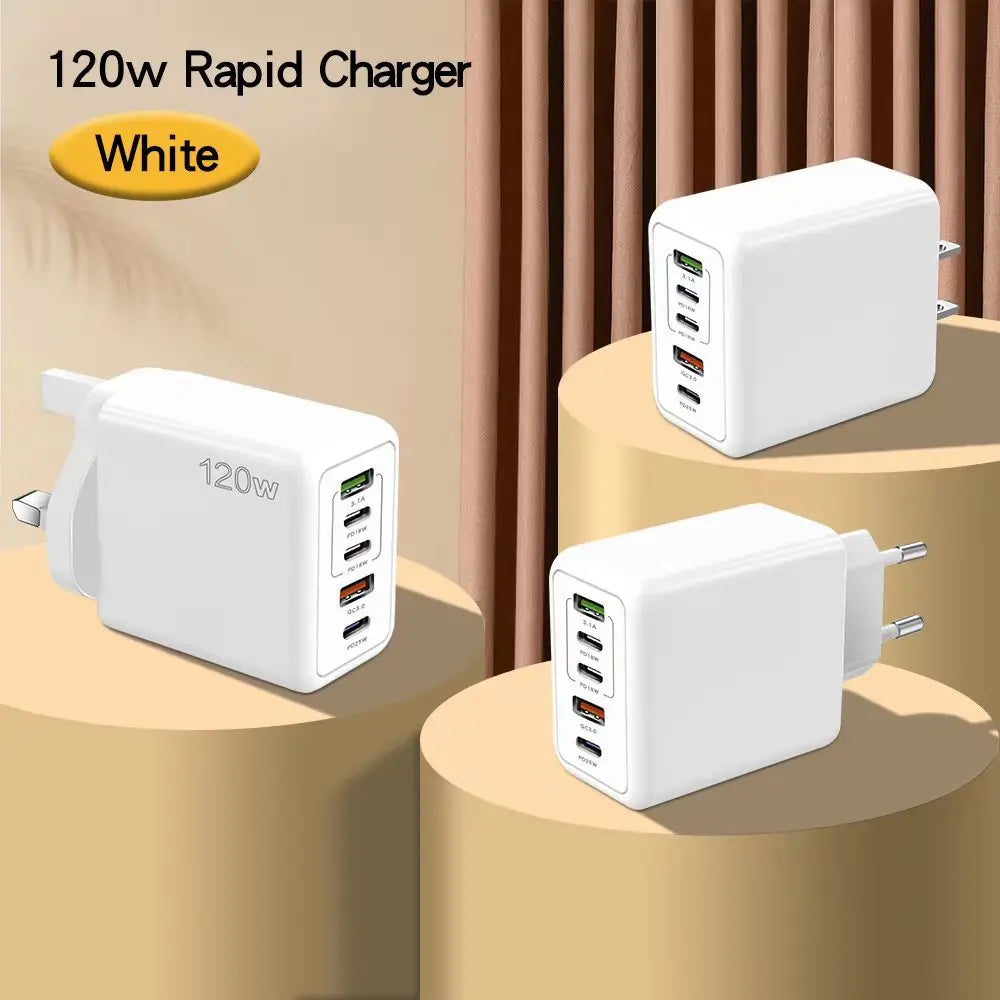 5 Ports USB Charger Fast Charging