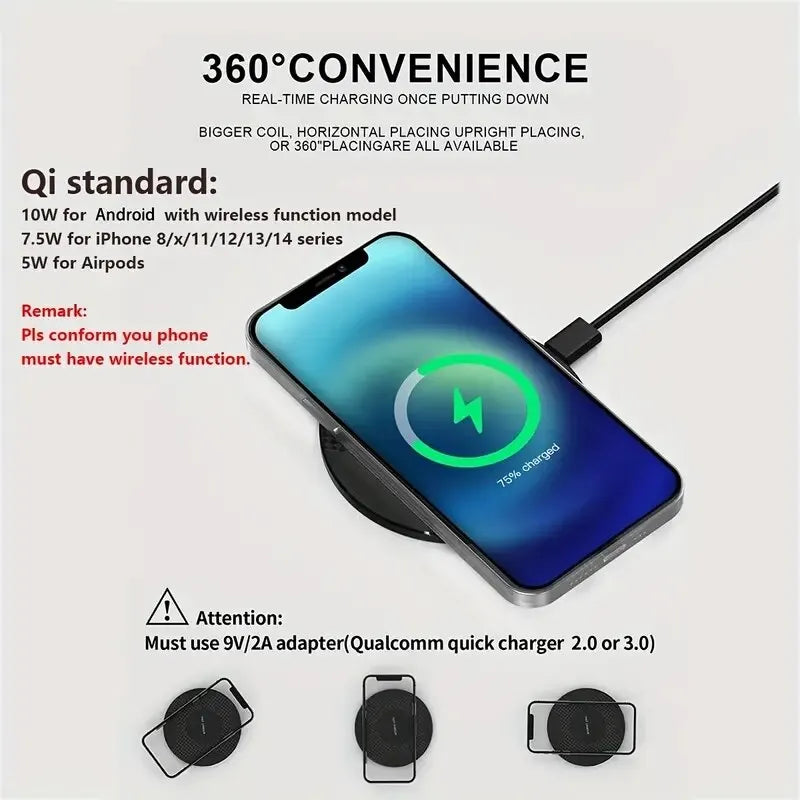 Ultra-thin Mobile Phone Fast Charging Dock Station