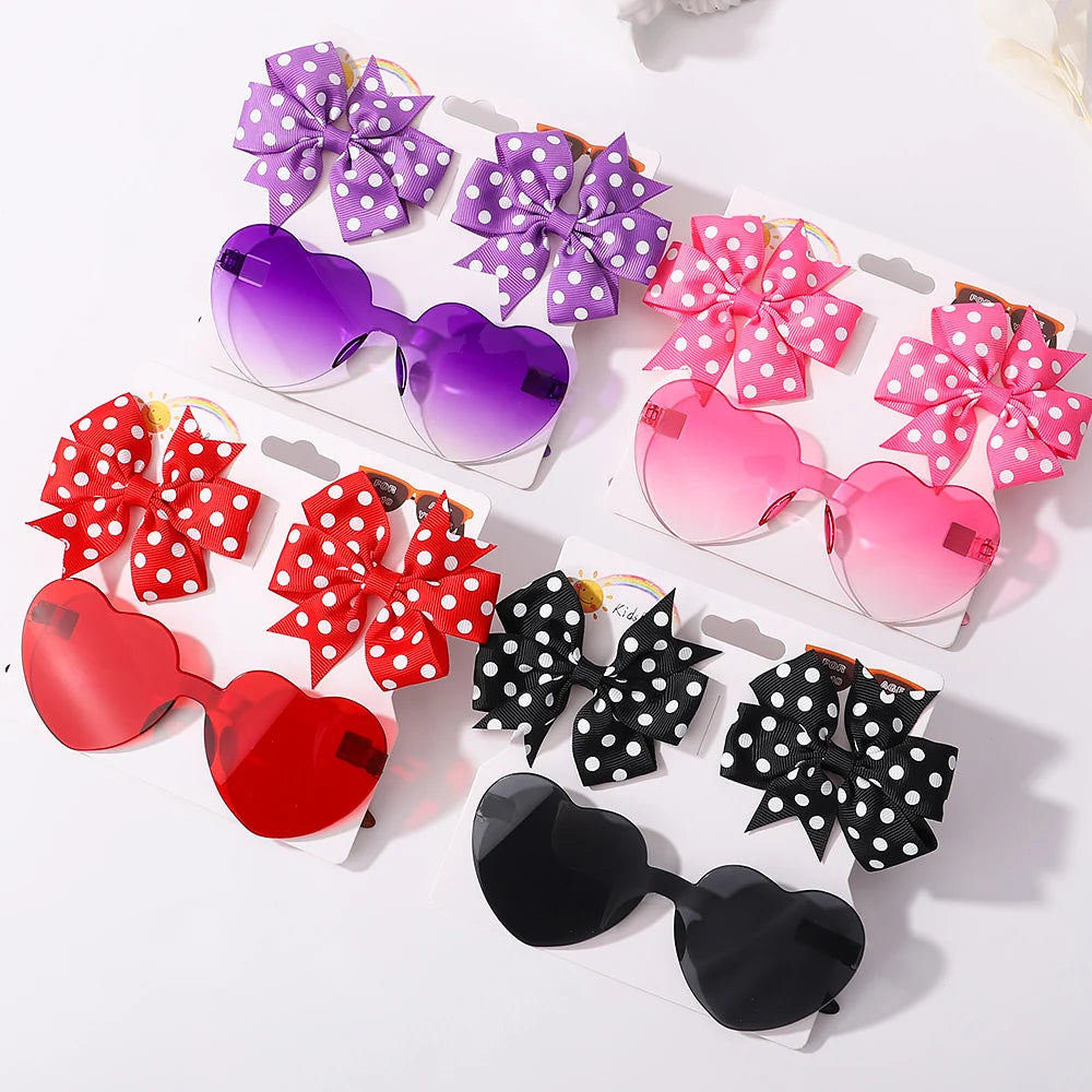 Fashion Baby Glasses and hair bow