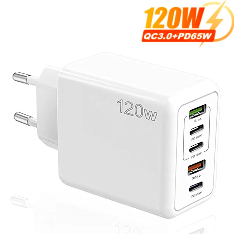 5 Ports USB Charger Fast Charging