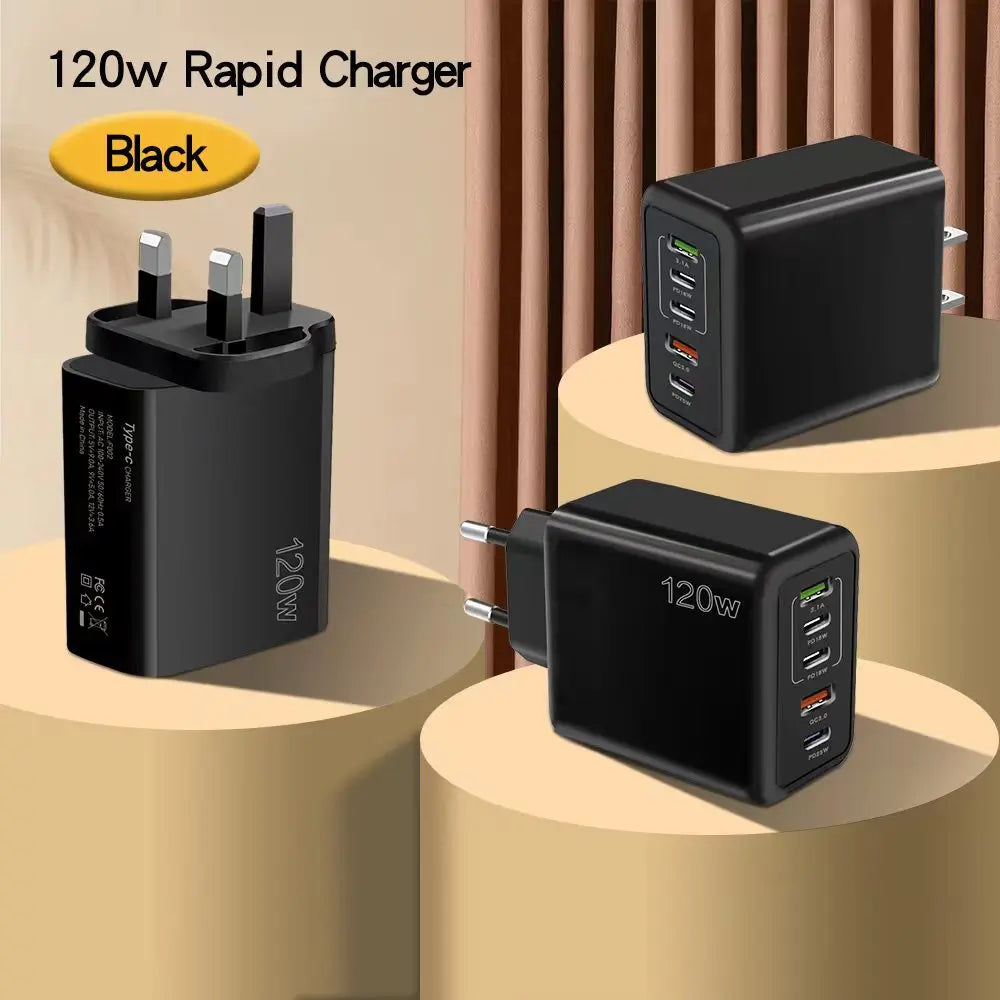 5 Ports USB Charger Fast Charging