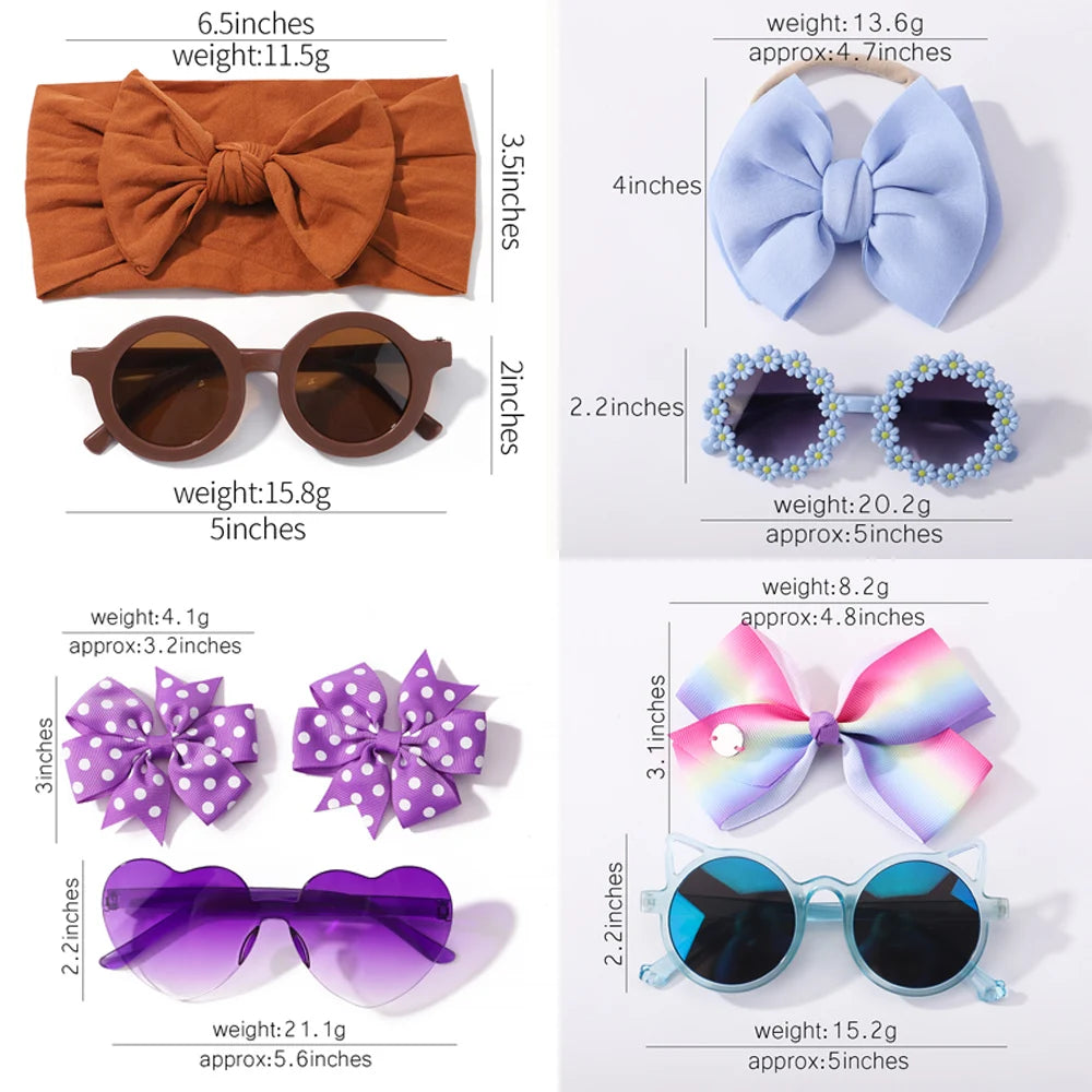 Fashion Baby Glasses and hair bow