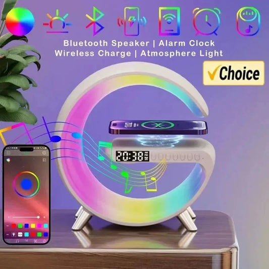 Multifunction Wireless Charger Pad Stand Speaker