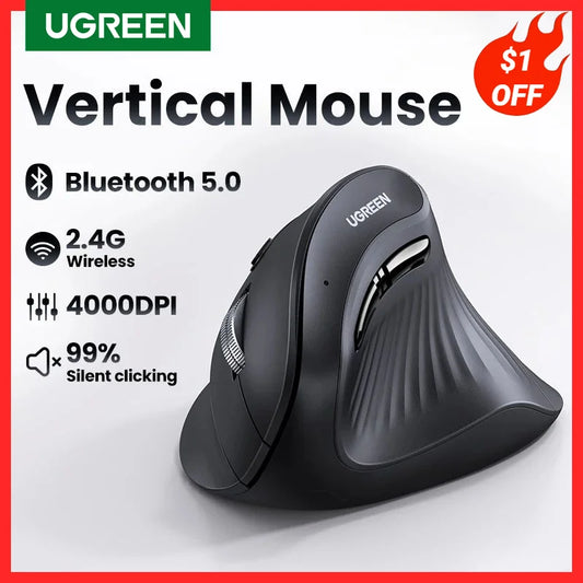 Vertical Mouse Wireless Bluetooth5.0