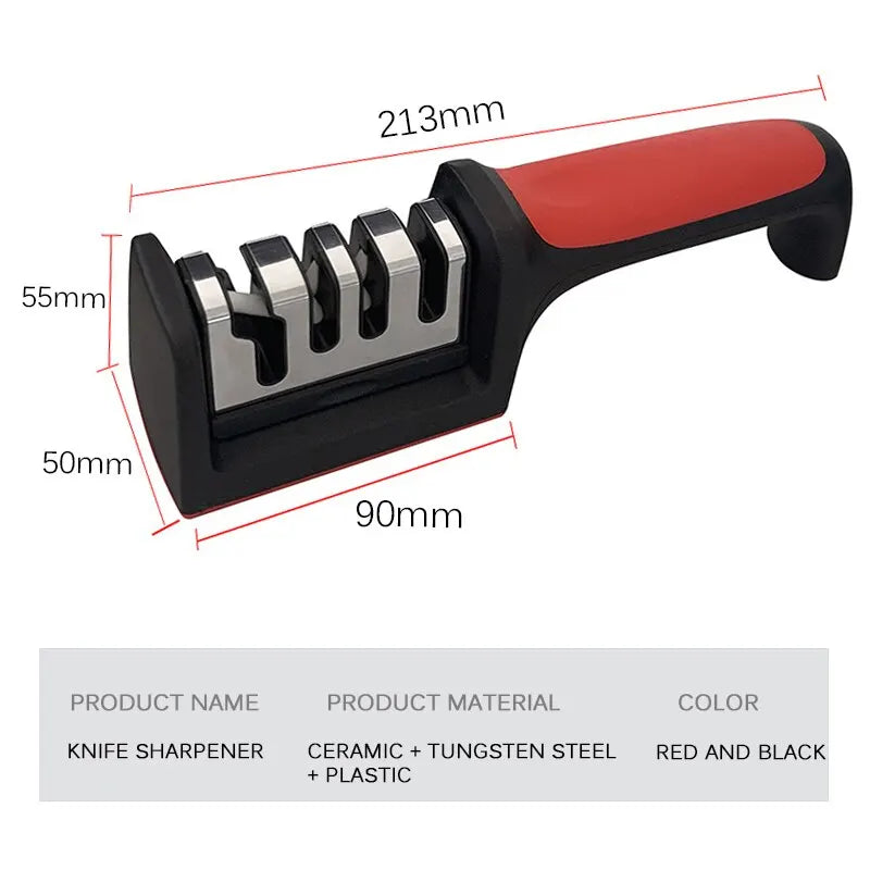 Kitchen 3/4-Segment Knife Sharpener