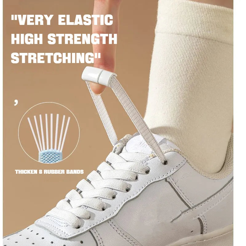 Magnetic Lock Shoelaces without ties