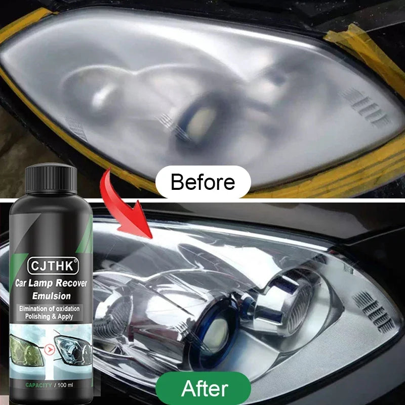 Car Headlight Restoration Polishing Kit